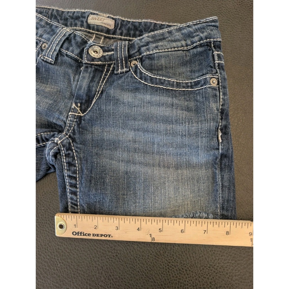 Big Star Sweet Low Rise Cutoff Denim Shorts Women's Size 25 Jorts - Picture 14 of 16